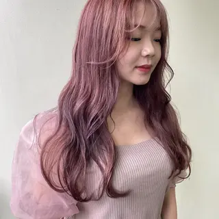 ロング レイヤーカット 🇰🇷SAYAのヘアスタイル
