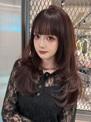 セミロング 縮毛矯正/髪質改善 🌟本郷壮一郎のヘアスタイル