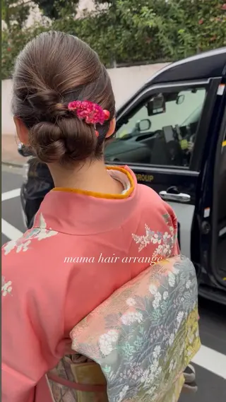 ヘアアレンジ 55JET所属・ヘアメイク美容師 ayanoのヘアスタイル