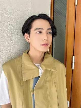 ミディアム 【メンズ】 shelterのヘアスタイル