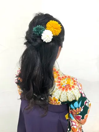 ヘアアレンジ 乳井 悠香のヘアスタイル