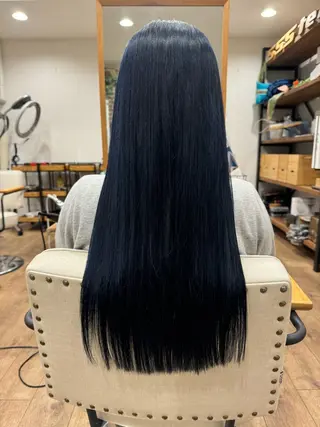 ロング カラー 新井 菜摘のヘアスタイル
