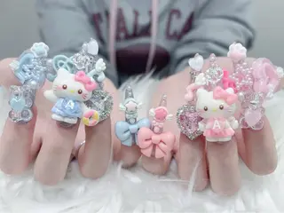 ネイル MoMoA Nail ネイル長さ出し専門店のネイルデザイン