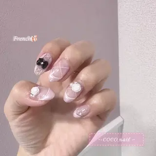 ネイル lili.nail y2k/長さ出しのネイルデザイン