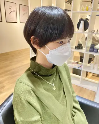 ショート 絹髪質感TR💫 レイヤーカット/熊澤のヘアスタイル