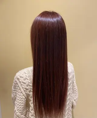 ロング カラー 床櫻 唯のヘアスタイル