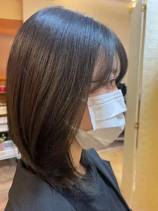ミディアム 田畑 優希のヘアスタイル