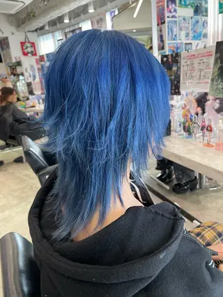 ミディアム 🍭ハイトーン/ デザインカラー🦄のヘアスタイル