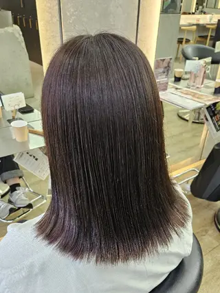 セミロング カラー 💜透明感カラー/ 艶カラー/Reinaのヘアスタイル