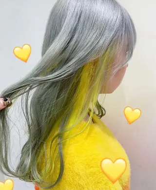 セミロング カラー 新宿駅近♡個室 ♡関口三都季🌜のヘアスタイル