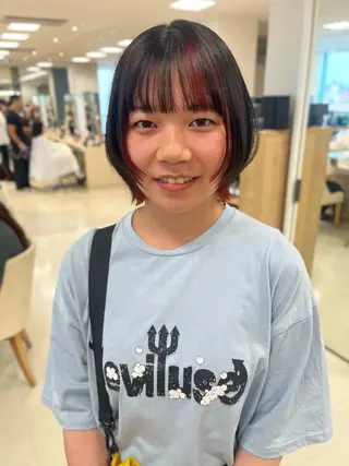 ショート カラー 暖色専門美容師🎀 お客様満足度◎のヘアスタイル