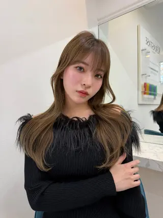 ロング カラー きむらさくら/透明感 /レイヤーカットのヘアスタイル