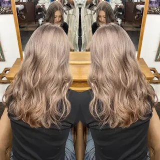 ロング カラー ハイライト/レイヤー /ハイトーン/AOIのヘアスタイル