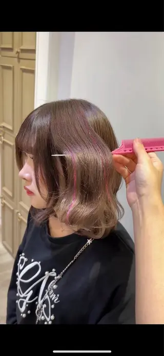 ミディアム 💖韓国ヘア/ハイト ーン💖mikotoのヘアスタイル
