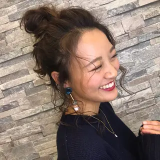 ヘアアレンジ leben serikaのヘアスタイル