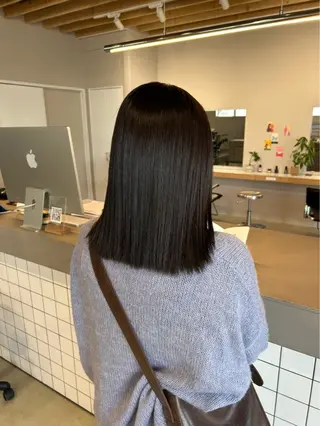 ミディアム 上瀧 寧々のヘアスタイル