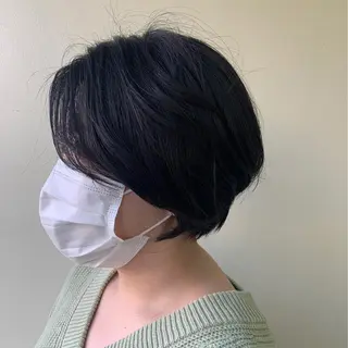 ショート 韓国ﾍｱ&ｼｮｰﾄ ボブ💜桑原のヘアスタイル