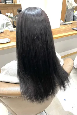 ロング カラー 慎太朗/パーマ/ボブ /センターパートのヘアスタイル