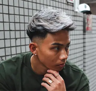 ショート カラー パーマ メンズ 💈men's💈 satoru中目黒のヘアスタイル