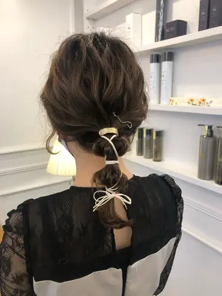 ヘアアレンジ SANA推し美容師 CHISA🍒のヘアスタイル