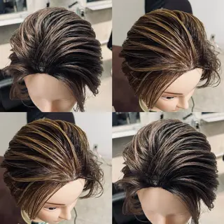 カラー メンズ 心斎橋メンズサロン リベルテグリットのヘアスタイル