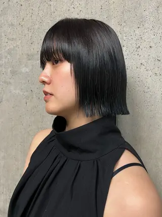 ショート カラー yu  /透明感カラ ー/ボブ/caseyのヘアスタイル