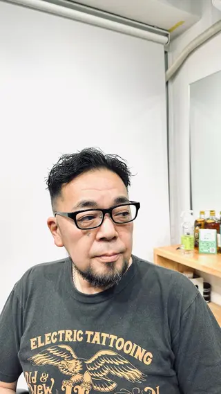 ショート パーマ メンズ 💈メンズパーマ💈 ナカザワ　　リョウのヘアスタイル