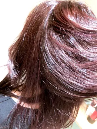 ミディアム カラー パーマ ヘアアレンジ 【ツヤ髪美容師】 ツダケイスケのヘアスタイル