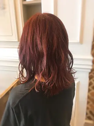 ミディアム カラー 高木 陽平のヘアスタイル