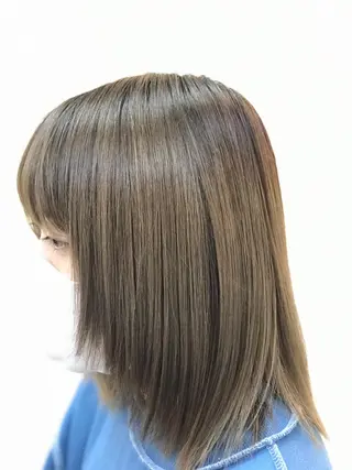 ミディアム 冨田 豊のヘアスタイル