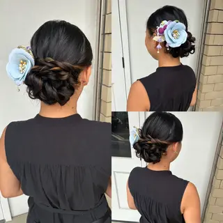 ロング ヘアアレンジ 美髪× ヘアセット✨Araiのヘアスタイル