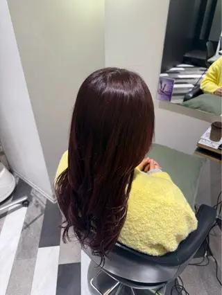 ロング カラー 山口 愛華のヘアスタイル