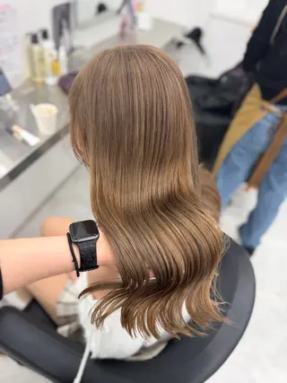 カラー 透明感ベージュ🎀 Anju/渋谷🎀のヘアスタイル
