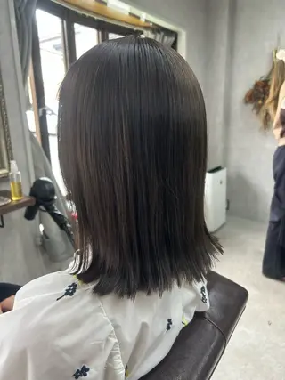 セミロング カラー Lien 深井店のヘアスタイル