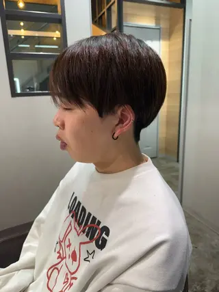 ショート メンズ 藤崎百道メンズカット Zina/森井唯央のヘアスタイル