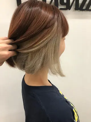 ショート カラー 東條 克義のヘアスタイル