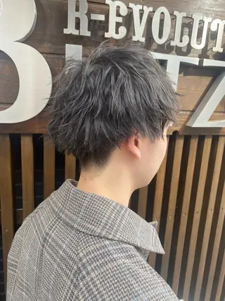 パーマ メンズ 女性目線でつくる ショートayakaのヘアスタイル