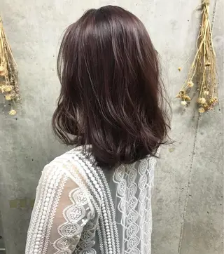 ミディアム カラー ヘアアレンジ Satsuki ✂︎♡のヘアスタイル