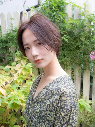 ショート カラー 🎀透明感カラー🎀 mikaのヘアスタイル