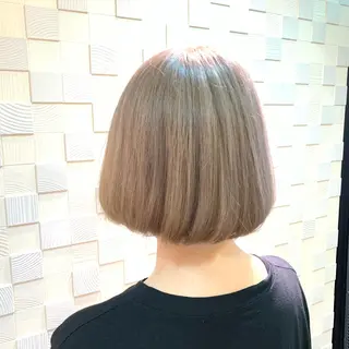 ミディアム カラー LINK yumiのヘアスタイル