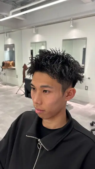 ショート メンズ 高橋 周のヘアスタイル
