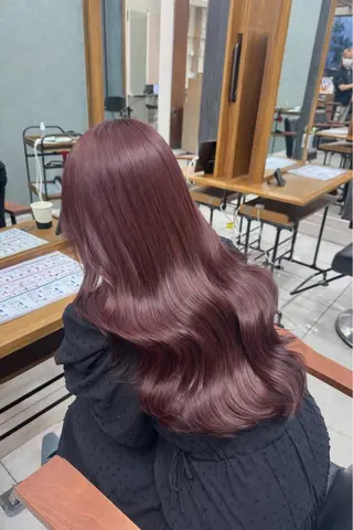 ロング カラー ブリーチ/レイヤー/ 透明感カラー/さくらのヘアスタイル