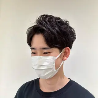 メンズ 韓国メンズ特化 パーマSatskiのヘアスタイル