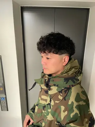 パーマ メンズ メンズパーマ 北原寿樹のヘアスタイル