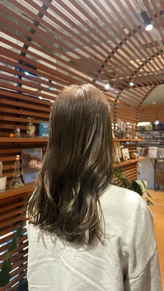 ミディアム mashu/ブリーチ /ストレート/らなのヘアスタイル