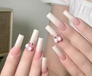 ネイル By moonネイル 🌷ワンホン/韓国風のネイルデザイン