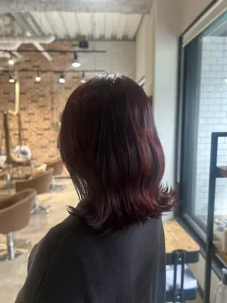 ミディアム 大谷 亜由奈のヘアスタイル