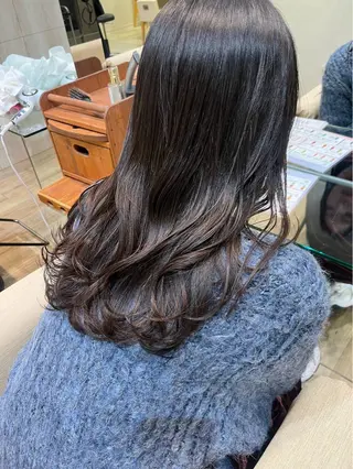 ロング パーマ アベ カノンのヘアスタイル