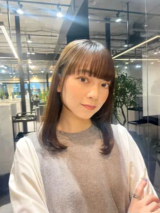 ミディアム 小田 桜のヘアスタイル