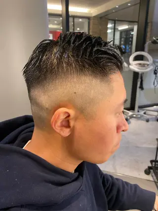 ショート メンズ unopulir 景山　凌のヘアスタイル